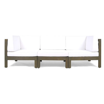 Oana - 3-Piece Sofa Set, White