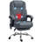 Massage Office Chair With Foot Rest, Executive Office Chair With 6 Vibration Point And Heat, Reclining Computer Chair, Swivel Desk Chair, Adjustable Height-1367350297