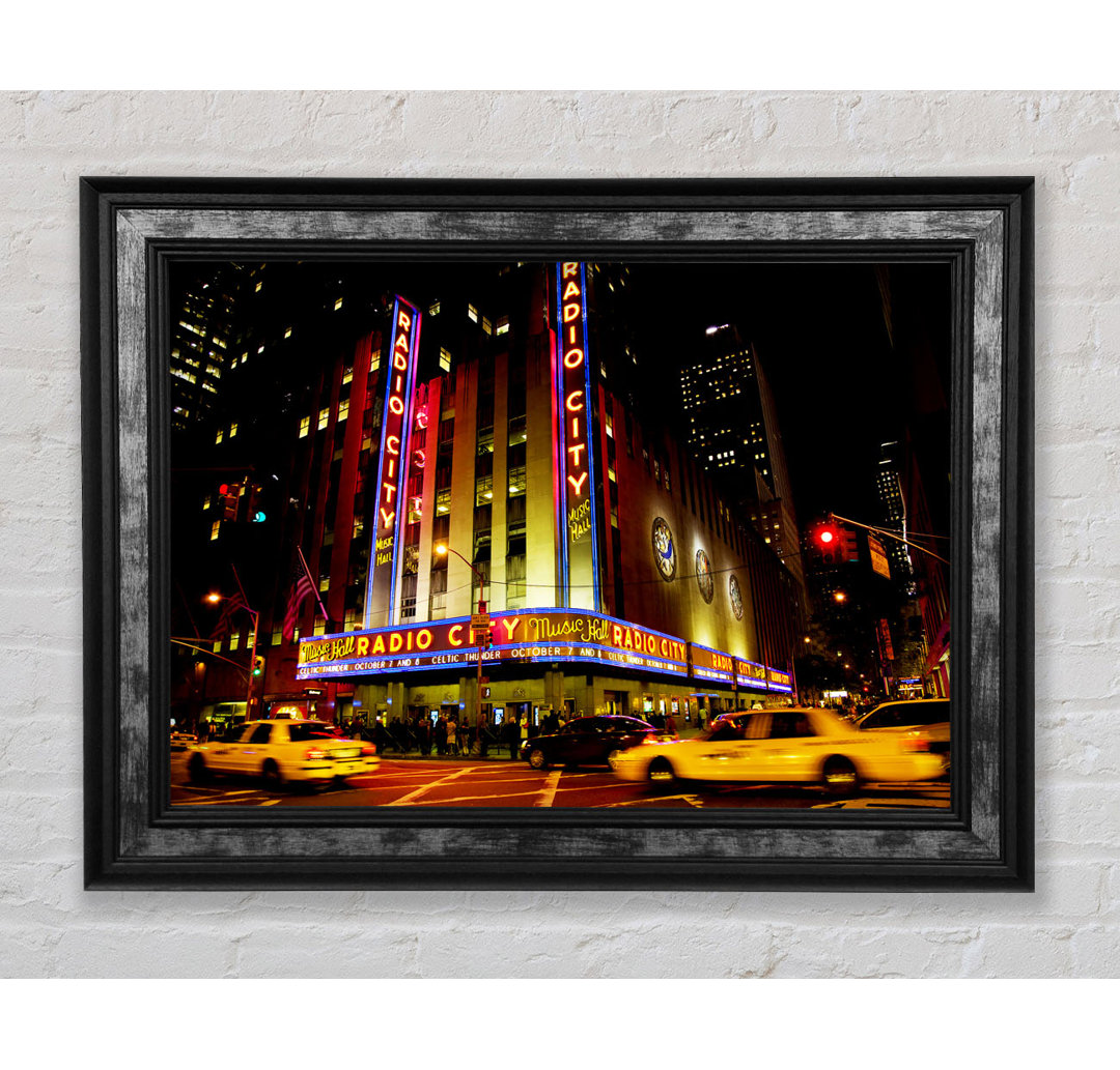 Nyc Radio City Music Hall - Einzelne Bilderrahmen Kunstdrucke