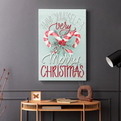 Candy Cane -Gallery Wrapped Cavas