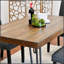Ensemble de table de salle à manger 6 pièces avec chaises rembourrées confortables, parfaites pour les salles à manger compactes et élégantes.