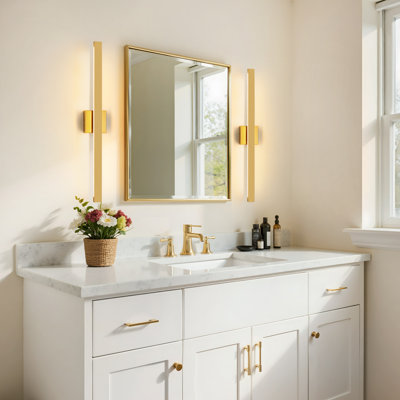 32-Inch 5CCT Dimmable Bathroom Vanity Light