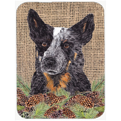 East Urban Home Australian Cattle Dog Glass Cutting Board