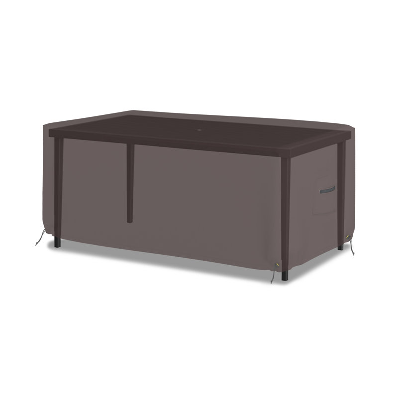 Outdoor Patio Table Cover, 61cm H x 274.3cm W x 127cm D, Brown