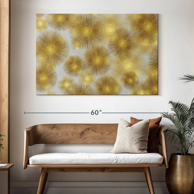 Avery Sunburst Cluster, 34" H x 51" W