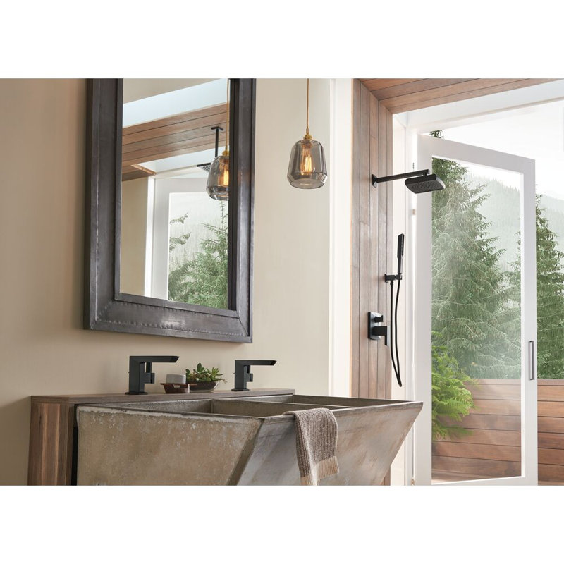 Vettis® H2Okinetic® Multi-Function Slide Bar Handshower, Matte Black
