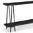 60'' Solid Wood Top Console Table