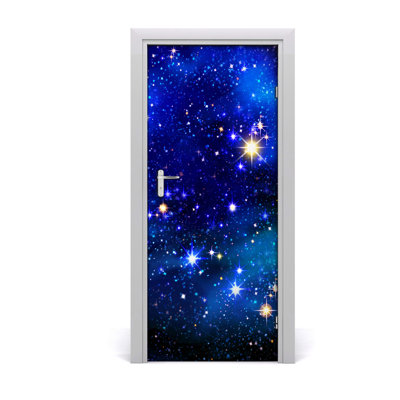 Starry Sky Adhesive Door Decal