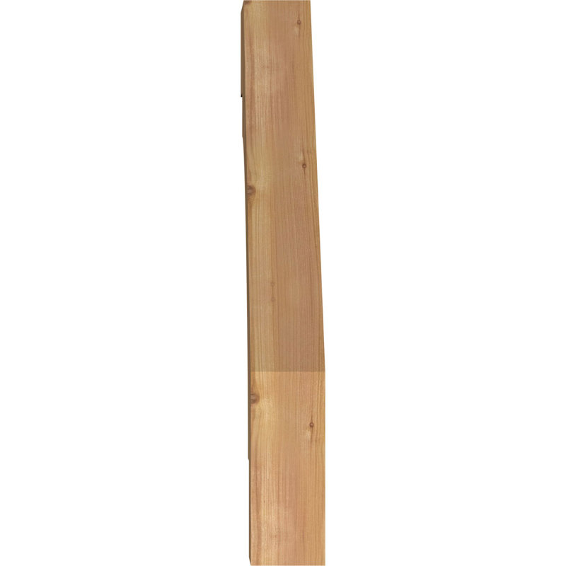 Attelle de genou Westlake, Cèdre rouge, H 18 po x l 5,5 po x P 10 po, Lisse