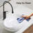 Oval Ceramic Vessel Sink - 18.1"×15" Shatterproof Bathroom Basin