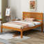 Platform Bed Frame With Headboard , Wood Slat Support , No Box Spring Needed