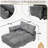 sofa bed, extra-large lounger, comfortable cloud sofa-928982431