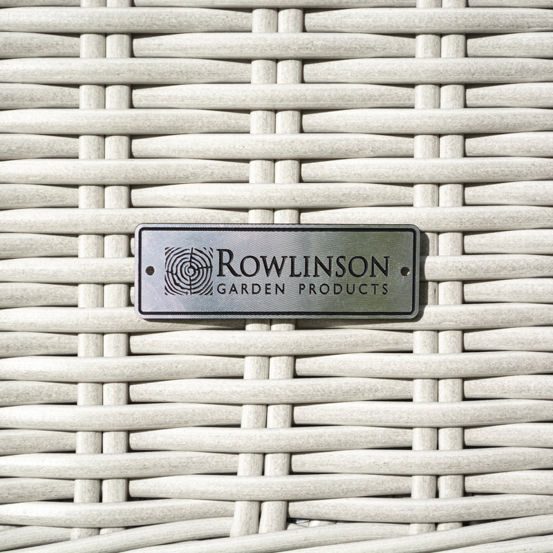 Rowlinson Prestbury Bistro Set, Putty Grey