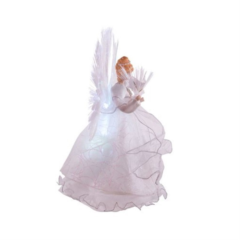 14.5'' Fabric Angels Lighted Tree Topper
