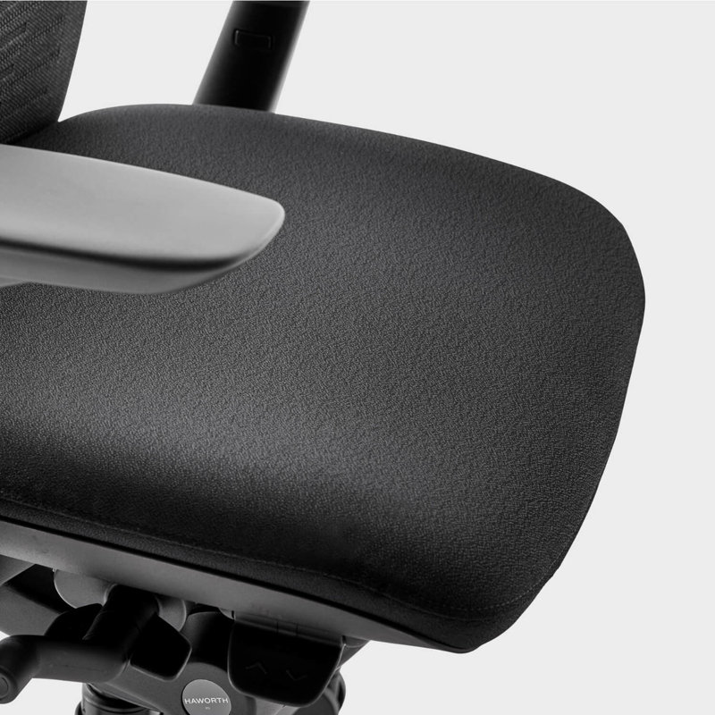 Haworth Zody Digital Knit Office Chair - Standard Posture with Lumbar Support, Onyx