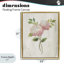 Cadre flottant à tiges d'hortensia rose, design par Nan-18696864-18696865