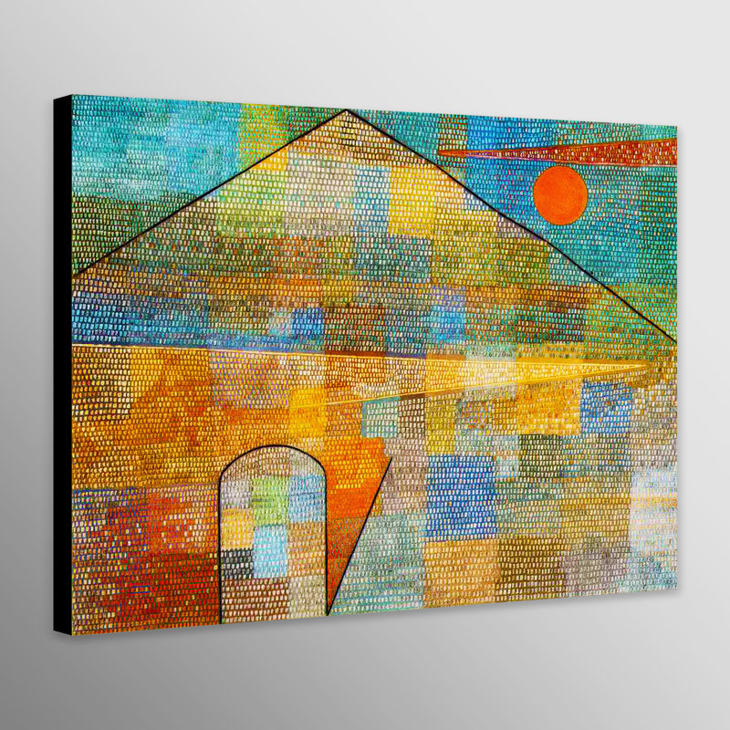 Ad Parnassum by Paul Klee - Wrapped Canvas Print, 205.74cm H x 297.18cm W x 3.81cm D