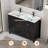 Wimer 48" Double Sink Bathroom Vanity With Resin Sink Top, Faucet and Drain, Soft-close Door Hinges, Water-resistant Hand Paint, Assembly Required, EPA Certificate-101198352