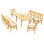 Osborne Outdoor 5 - Piece Teak Dining Set