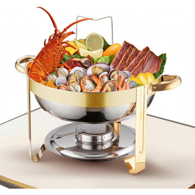 4.5L  Stainless Steel Chafing Dish Set Buffet Food Warmer
