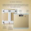 Symple Stuff Aizlyn Digital Glass Bathroom Scale