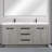 Wauconda Modern 72" Double Bathroom Vanity Set