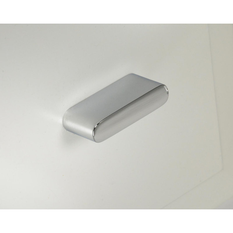 Quantum Collection 1-1/4 In. Tab Pull, Polished Chrome