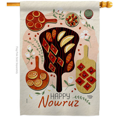Drapeau de maison en polyester 2 côtés 3,3 pi x 2,3 pi