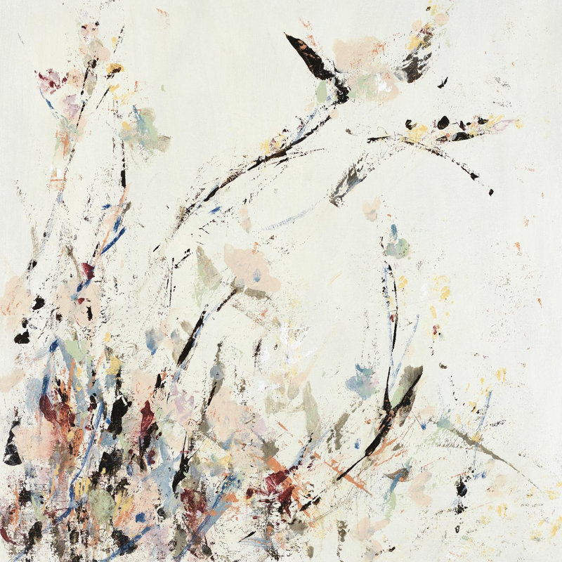«Out the Polo Lounge II» sur toile, H 84 po x l 84 po x P 1,5 po