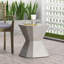 Table d'appoint d'extérieur en béton léger