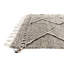 Tapis noir et blanc Julian