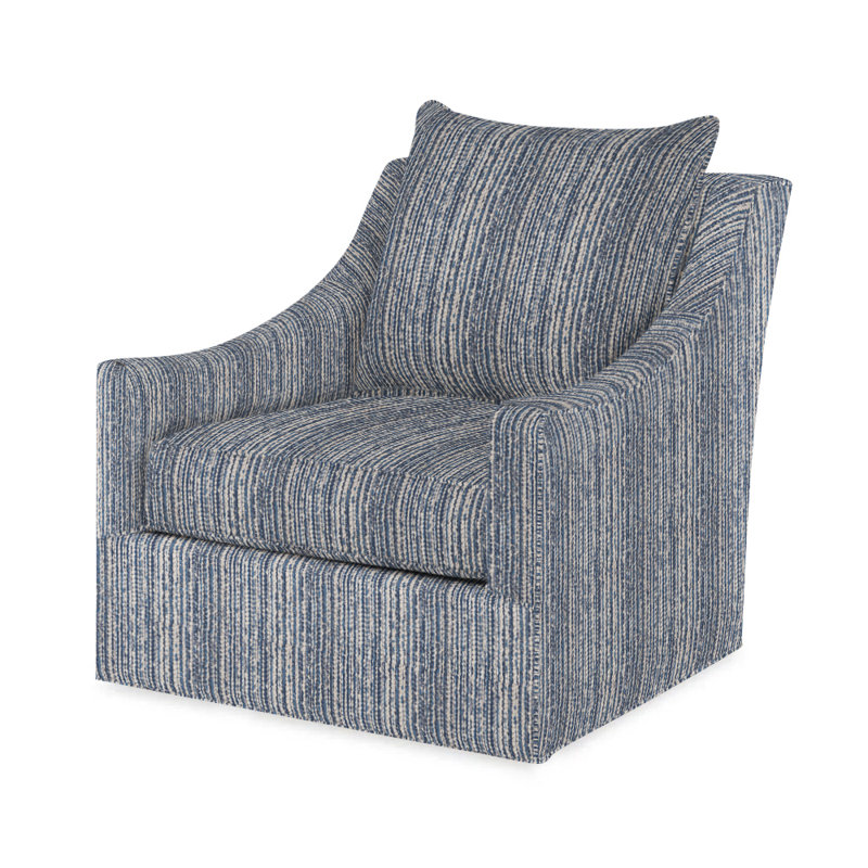Willem Outdoor Swivel Lounge Chair, Navy 71629L58