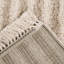 Tapis à rayures géométriques beige Ainsley-835832471