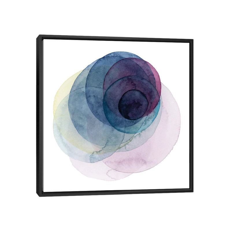 « evolution des planètes iii », impression sur toile, H 18 po x l 18 po x P 1,5 po, Toile encadrée noire