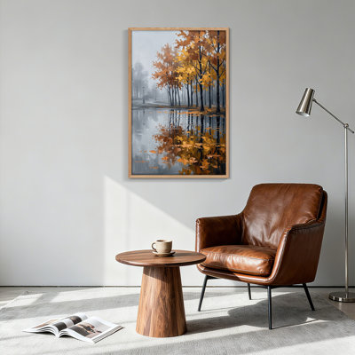 Ensemble de 1 toile murale « Reflets d'automne »