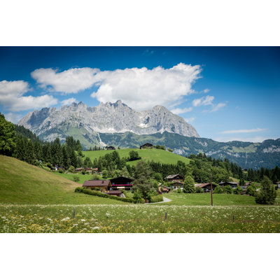Austrian Alps - Wrapped Canvas Print