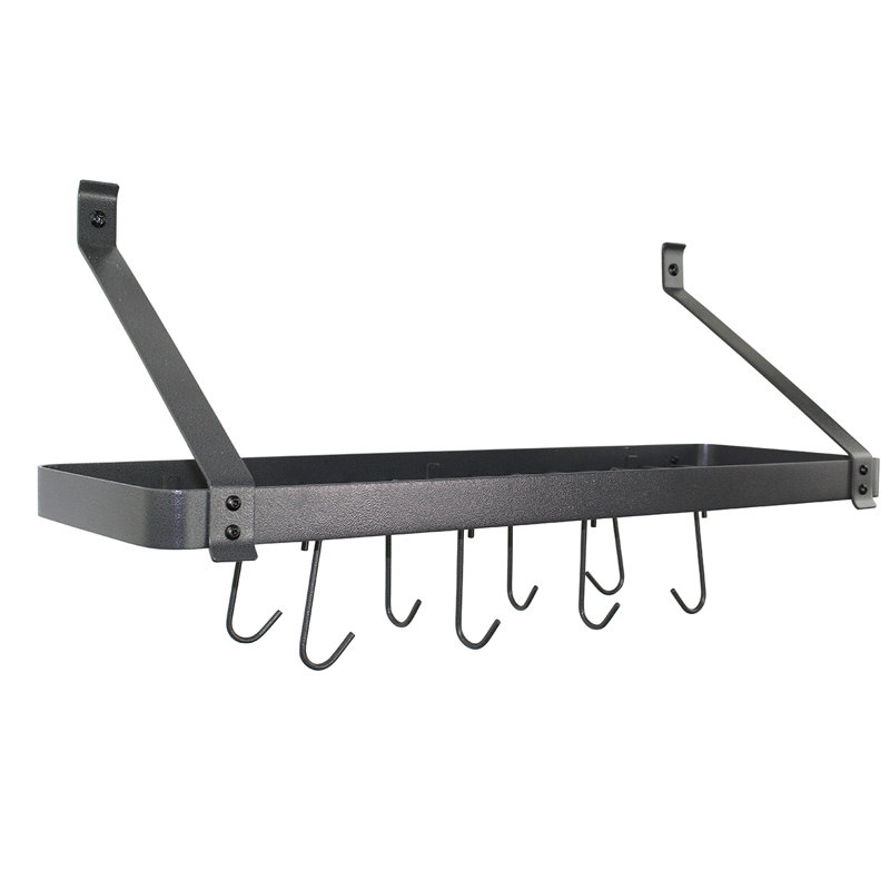 RACK IT UP! Bookshelf Wall Mounted Pot Rack
