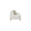 Haley Upholstered Sofa with Pillows, White