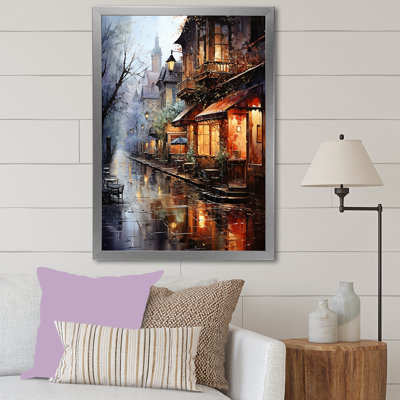 " 1950S Street In Paris Impression "