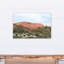 « red désert mountain landscape », reproduction de peinture sur toile tendue-1890640757
