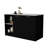 Black And Kitchen Island With 59" W X 25.1" D Countertop Grey 24.59" Width Versatile Storage Options