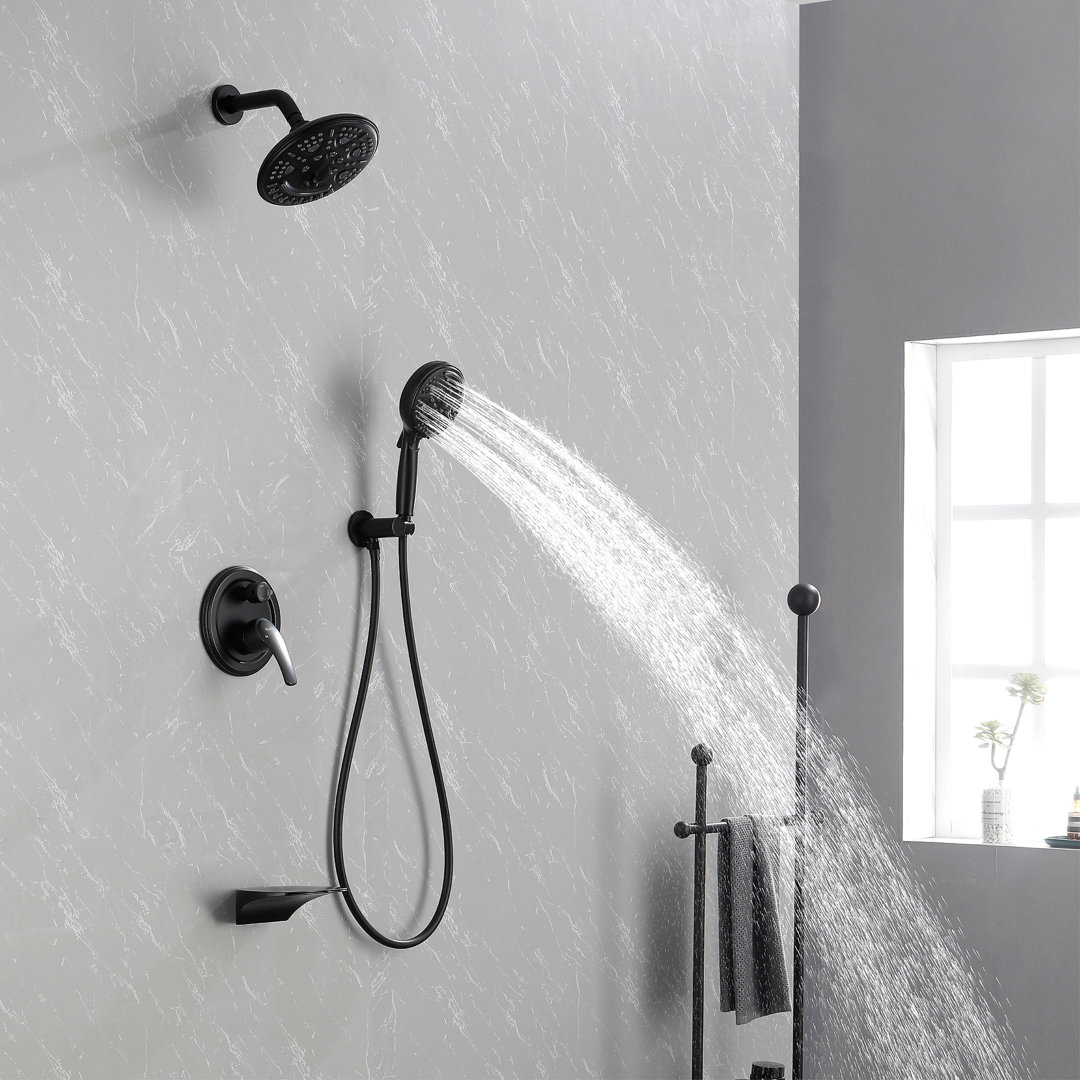 Complete Shower System with Rough-in Valve SHAMANDA 