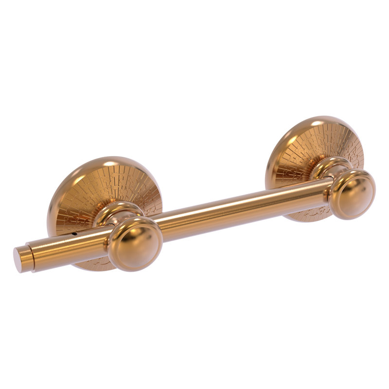 Brushed Bronze Retractable Closet Rod for Temporary Storage