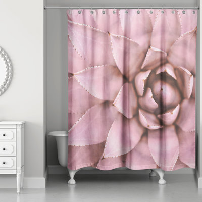 Rideau de douche simple Floral
