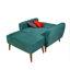 Fauteuil convertible en polyester l 43,31 po Aadyanth