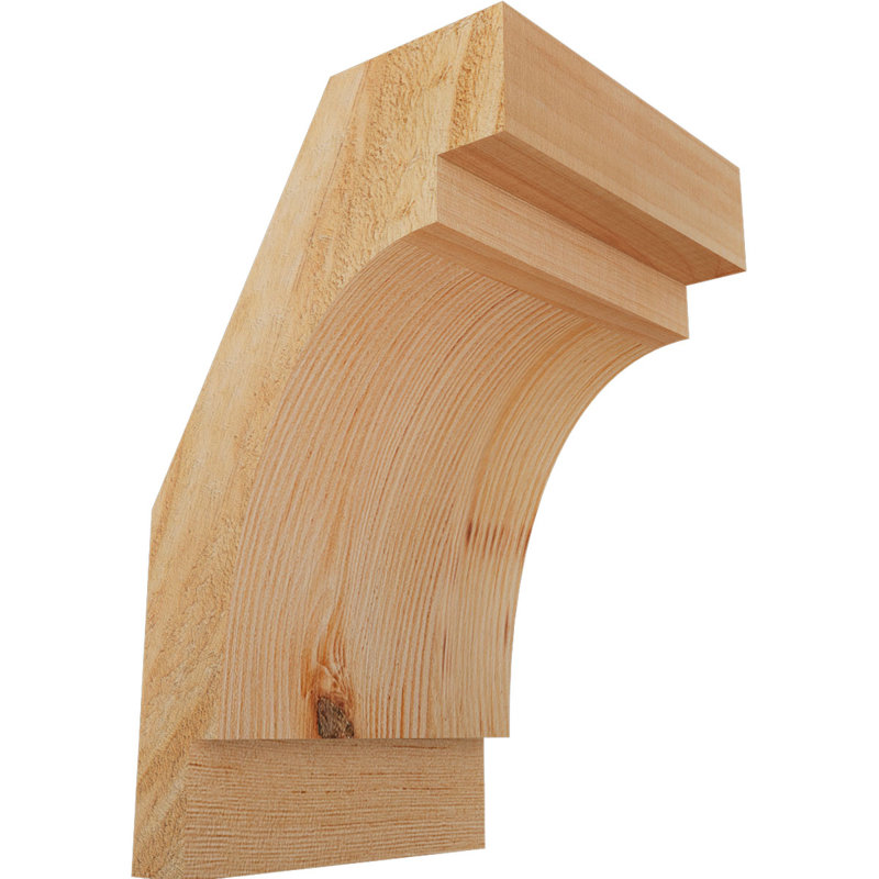 Attelle de genou sciée brute l 6 po x P 6 po x H 10 po, Douglas, Sciage brut, H 10 po x l 6 po x P 6 po