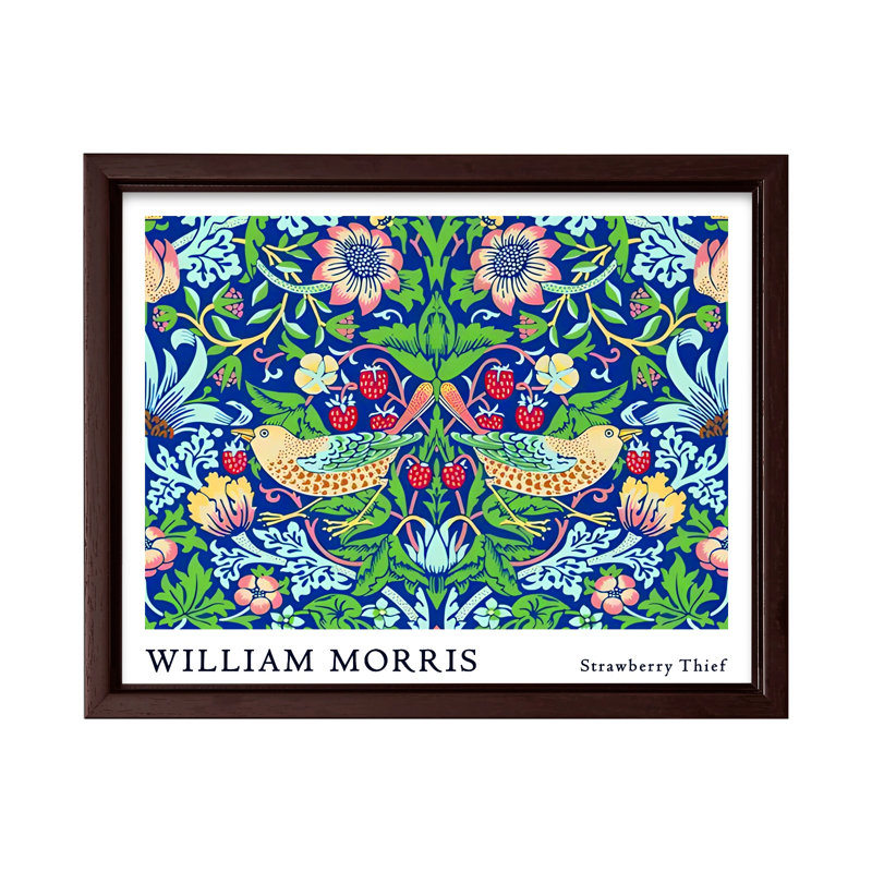 William Morris - Voleur de fraises n ° 5, 18"H x 24"W, Canvas, Unframed
