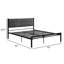 Lit plateforme tapissier Yesha-1398738480