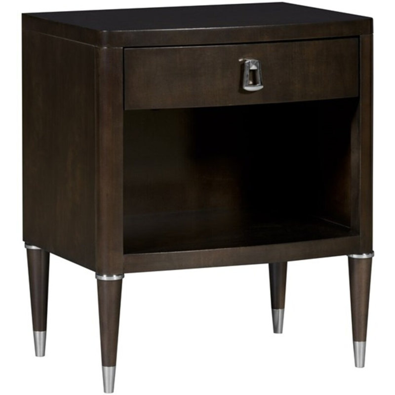 Lillet 1 - Drawer Solid Wood Nightstand