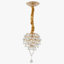 1 - Light Natural Dome Pendant